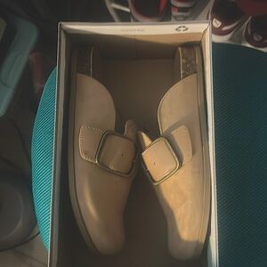 Just a pair of slip on dress shoes wore a hand full of times